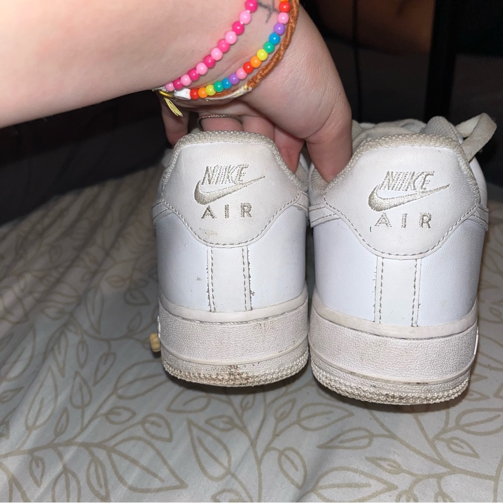 womens 8.5 white nike air forces